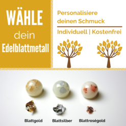 Edelblattmetallauswahl milk-design Manufaktur