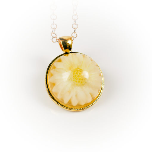 Necklace goose flower