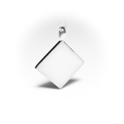 Silver rhombus | milk-design Manufaktur