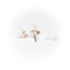 Silver pearl plug | milk-design Manufaktur
