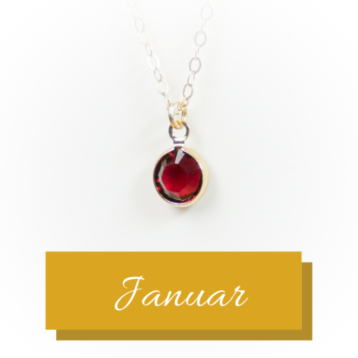Golden birthstone | January | Remembrance jewellery