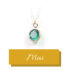 Golden birthstone | May | Remembrance jewellery