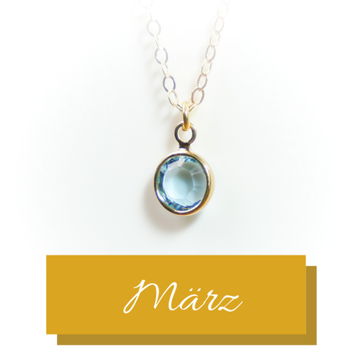 Golden birthstone | March | Remembrance jewellery