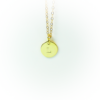 Golden letter platelet | milk-design Manufaktur