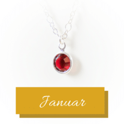 Silver birthstone | January | Remembrance jewellery